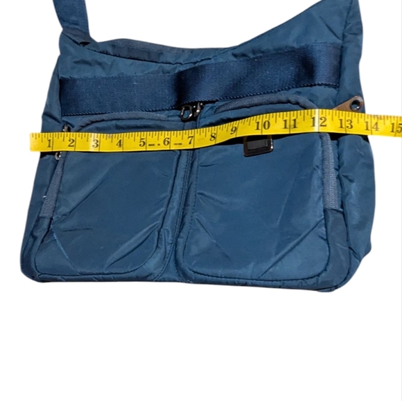 Lewis N Clark Travel Crossbody Bag Purse Blue - Picture 8 of 9